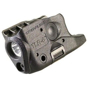 https3A2F2Fmedia.chattanoogashooting.com2Fimages2Fproduct2FSM692722FSM69272.jpg Streamlight TLR-6 Subcompact Tactical Light with Integrated Red Aiming Laser 2 CR1/3N Batteries GLOCK 26/27