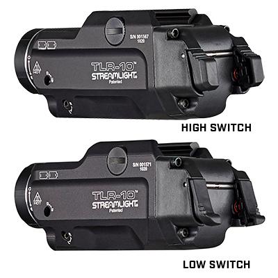 Stacked from 3 images. Method=B (R=8,S=4) Streamlight TLR-10 Gun Light with Red Laser and Rear Switch Options 1000 Lumens