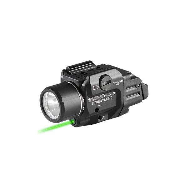 https3A2F2Fmedia.chattanoogashooting.com2Fimages2Fproduct2FSM694752FSM69475-1.jpg Streamlight TLR-8 HL-X Green Handgun Weapon Light 1000 Lumens Black with SL-B9 Rechargeable Battery