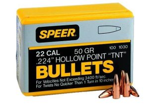 https3A2F2Fmedia.chattanoogashooting.com2Fimages2Fproduct2FSP10302FSP1030.jpg Speer TNT Rifle Bullets .22 cal .224" 50 gr TNTHP 100/ct