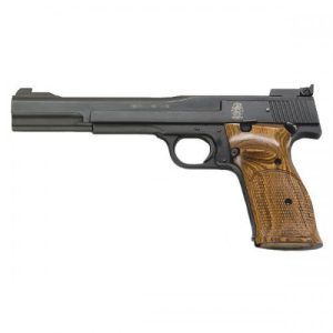 https3A2F2Fmedia.chattanoogashooting.com2Fimages2Fproduct2FSW1305122F130512_01_lg_1.jpg S&W Model 41 Handgun .22LR 10rd Magazine 7" Barrel Blued Wood Grips