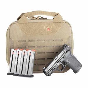 https3A2F2Fmedia.chattanoogashooting.com2Fimages2Fproduct2FSW146782F7352f89b-46a0-4213-ba8f-2cb1324d795c.jpg Smith & Wesson M&P380 Shield EZ M2.0 Handgun Bundle .380 Auto 8rd Magazines (5) 3.68" Barrel Black with Case