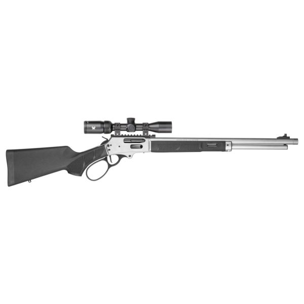 https3A2F2Fmedia.chattanoogashooting.com2Fimages2Fproduct2FSW148272FSW14824-Right.jpg S&W Model 1854 Scoped Combo 45-70 Govt 6Rd Capacity 20" Barrel Stainless Synthetic Black