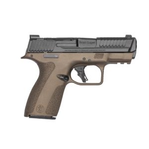 https3A2F2Fmedia.chattanoogashooting.com2Fimages2Fproduct2FSW148542FSW1485412.jpg S&W Shield-X Midnight Bronze Handgun 9mm Luger 13(1)&15(1)rd Magazines 3.6" Barrel Thumb Safety