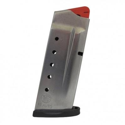 https3A2F2Fmedia.chattanoogashooting.com2Fimages2Fproduct2FSW30055662FSW3005566.jpg Smith & Wesson M&P Shield Handgun Magazine Stainless Steel .45 Auto 6/rd