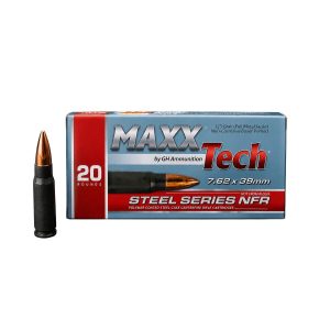 https3A2F2Fmedia.chattanoogashooting.com2Fimages2Fproduct2FTLPTGS7622FTLPTGS762.jpg Maxxtech NFR Steel Case Rifle Ammunition 7.62x39mm 123gr FMJ 2330 fps 20/ct