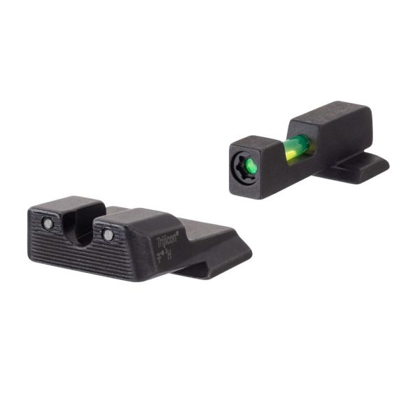https3A2F2Fmedia.chattanoogashooting.com2Fimages2Fproduct2FTR6011102FTR601110-1.jpg Trijicon DI Night Sight Set Green Front Green Rear for Smith & Wesson M&P Shield/Shield Plus/Shield 2.0