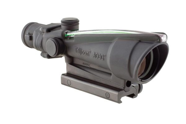 https3A2F2Fmedia.chattanoogashooting.com2Fimages2Fproduct2FTRTA11H308G2FTRTA11H308G.jpg Trijicon ACOG Rifle Scope - 3.5x35mm DI Green Horseshoe .308 Reticle TA51 Mount