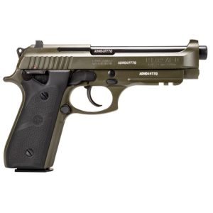 https3A2F2Fmedia.chattanoogashooting.com2Fimages2Fproduct2FTX192015TH2FTX192015TH-1.jpg Taurus PT92 Handgun 9mm Luger 17rd Magazines (2) 5" Barrel OD Green Black Hogue Grip