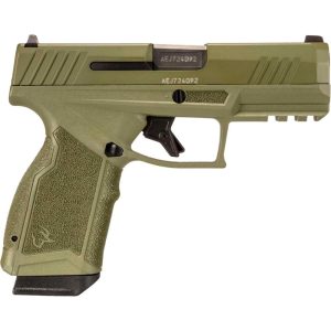 https3A2F2Fmedia.chattanoogashooting.com2Fimages2Fproduct2FTX1GX4CR94F10F2FTX1GX4CR94FF-1_1.jpg Taurus GX4 Carry Handgun 9mm Luger 10rd Magazines (2) 3.7" Barrel Green