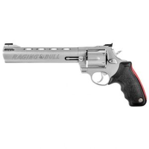 https3A2F2Fmedia.chattanoogashooting.com2Fimages2Fproduct2FTX2454089M2FTX2454089M2.jpg Taurus Raging Bull X-Large Handgun .454 Casull 6rd Capacity 8.37" Barrel Stainless Steel Finish