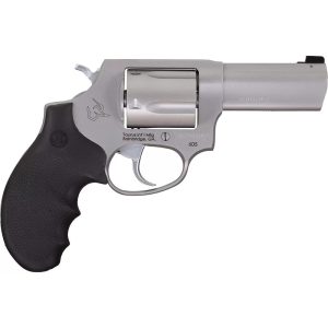 https3A2F2Fmedia.chattanoogashooting.com2Fimages2Fproduct2FTX260539NS2F2-60539NS.jpg Taurus Defender 605 357 Mag/38 Spl+P Matte Stainless Steel 3 in Hogue Rubber Grip Handgun 5rd Magazine