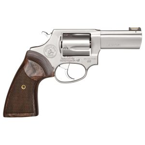 https3A2F2Fmedia.chattanoogashooting.com2Fimages2Fproduct2FTX2605EX392FTX2605EX391.jpg Taurus Executive Grade Model 605 Handgun .357 Mag 5rd Capacity 3'' Barrel Stainless Finish Wood Grips