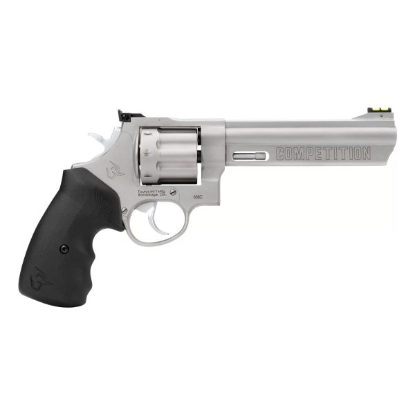 https3A2F2Fmedia.chattanoogashooting.com2Fimages2Fproduct2FTX2608069CMP2FTX2608069CMP1.jpg Taurus 608 Competition Handgun .357 Mag 8rd Capacity 6" Barrel Stainless/Black Grip