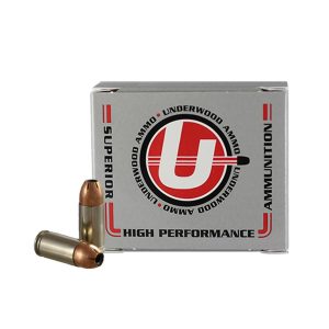 https3A2F2Fmedia.chattanoogashooting.com2Fimages2Fproduct2FUB1122F9525ad02-1b38-493f-80bc-9a1b4a3cdf31.jpg Underwood Ammo Sporting Handgun Ammunition 9mm Luger 115 gr JHP 1400 fps 20/ct
