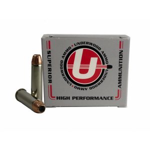 https3A2F2Fmedia.chattanoogashooting.com2Fimages2Fproduct2FUB1242FUB124.jpg Underwood Ammo XTP Jacketed Hollow Point Handgun Ammunition 357 Mag 158gr JHP 1500 fps 20/ct