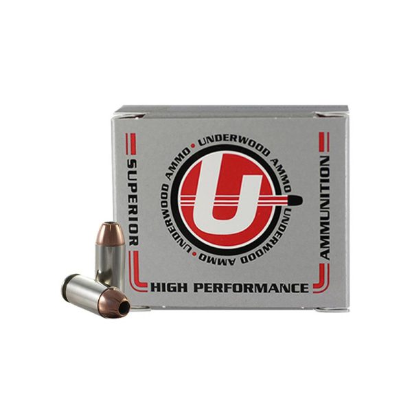 https3A2F2Fmedia.chattanoogashooting.com2Fimages2Fproduct2FUB2232FUB223.jpg Underwood Ammo XTP Jacketed Hollow Point Handgun Ammunition 40 S&W 155gr JHP 1300 fps 20/ct