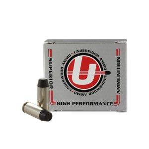 https3A2F2Fmedia.chattanoogashooting.com2Fimages2Fproduct2FUB2482FUB248.jpg Underwood Ammo Hard Cast Flat Nose Handgun Ammunition 10mm Auto 200gr FN 1250 fps 20/ct