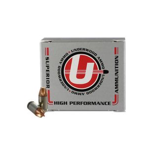https3A2F2Fmedia.chattanoogashooting.com2Fimages2Fproduct2FUB6382FUB638.jpg Underwood Ammo Xtreme Defender Handgun Ammunition 380 ACP 68 gr Solid 1300 fps 20/rd