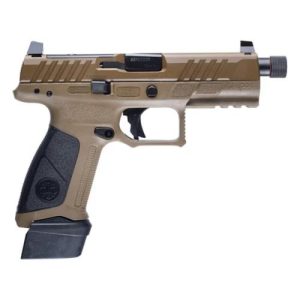 https3A2F2Fmedia.chattanoogashooting.com2Fimages2Fproduct2FUKJAXA1F921TACFDE2FUKJAXA1F921TACFDE1.jpg Beretta APX-A1 Full Tactical FDE Handgun 9mm Luger 21rd Magazines(3) 4.8" Threaded Barrel Optic Ready