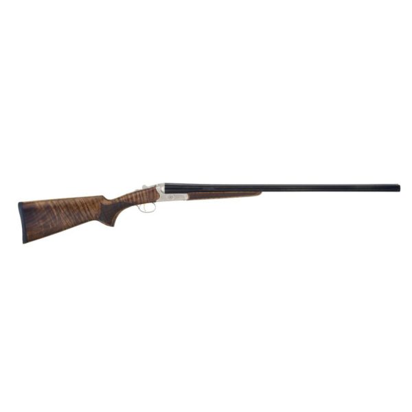 https3A2F2Fmedia.chattanoogashooting.com2Fimages2Fproduct2FUO381282FBristolsilver.jpg Tristar Bristol SXS Shotgun 28ga 2-3/4" Chamber 28" Barrel Silver Receiver Walnut Stock 5 Choke Tubes