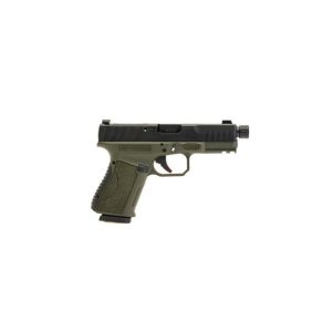 https3A2F2Fmedia.chattanoogashooting.com2Fimages2Fproduct2FUO857862FUO85786.jpg Tristar APOC Handgun 9mm Luger 15rd Magazine(2) 4" Barrel Fiber Optic Sights Black/OD