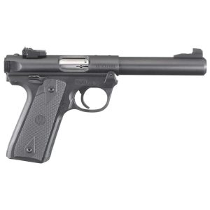 https3A2F2Fmedia.chattanoogashooting.com2Fimages2Fproduct2FUR401872FUR40187.jpg Ruger Mark IV 22/45 Handgun .22 LR 10rd Magazines(2) 5.5" Barrel Blued Alloy Steel CA Compliant
