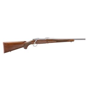 https3A2F2Fmedia.chattanoogashooting.com2Fimages2Fproduct2FUR671062FUR67106-1.jpg Ruger Hawkeye Hunter Rifle .243 Win 4rd Magazine 16.6" 5/8x24 Threaded Barrel Walnut Stainless Steel