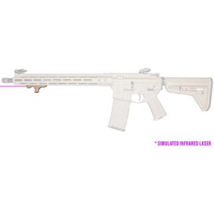 https3A2F2Fmedia.chattanoogashooting.com2Fimages2Fproduct2FVL91200622FVL9120062_1.jpg Viridian HS1 Hand Stop with Infrared Laser FDE with Picatinny Adapter