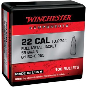 https3A2F2Fmedia.chattanoogashooting.com2Fimages2Fproduct2FWB556MC55X2FWB556MC55X-1.jpg Winchester Centerfire Rifle Bullets 5.56 NATO .224" 55 gr FMJ 100/ct