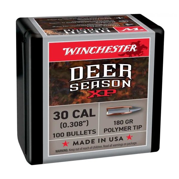 https3A2F2Fmedia.chattanoogashooting.com2Fimages2Fproduct2FWBWB30XP22FWBWB30XP-1.jpg Winchester Deer Season XP Rifle Bullets 30 cal 180 gr 100/ct