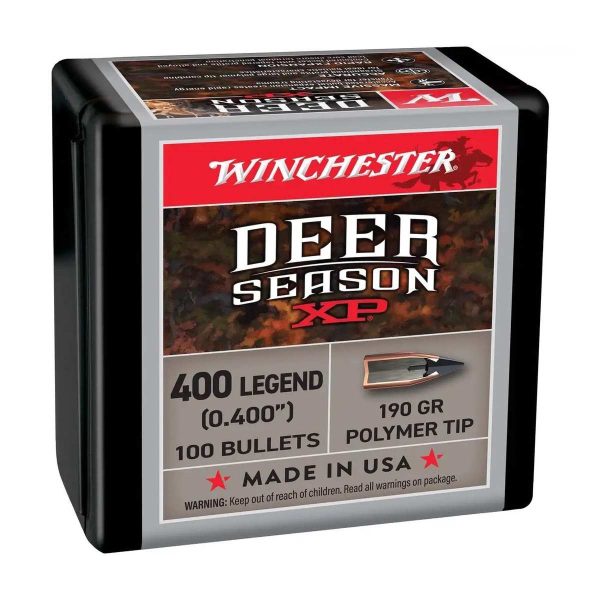 https3A2F2Fmedia.chattanoogashooting.com2Fimages2Fproduct2FWBWB400XP2FWBWB400XP-3.jpg Winchester Deer Season XP Rifle Bullets 400 LEGEND 190 gr 100/ct
