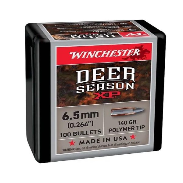 https3A2F2Fmedia.chattanoogashooting.com2Fimages2Fproduct2FWBWB65XP22FWB65XP2-2.jpg Winchester Dear Season XP Rifle Bulelts 6.5 mm 140 gr 100/ct