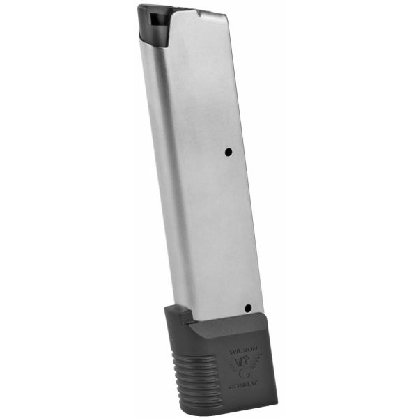 https3A2F2Fmedia.chattanoogashooting.com2Fimages2Fproduct2FWC4745FS102FWC4745FS10-1.jpg Wilson Combat Handgun Magazine for 1911 .45 ACP Full-Size Wrap-Around Base Pad 10/rd