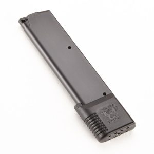 https3A2F2Fmedia.chattanoogashooting.com2Fimages2Fproduct2FWC4745FS10B2FWC4745FS10B-1.jpg Wilson Combat 1911 Handgun Magazine .45 ACP Wrap Around Base Pad 10/rd