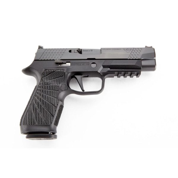 https3A2F2Fmedia.chattanoogashooting.com2Fimages2Fproduct2FWCSIGWCP320F9BATS2FWCSIGWCP320F9BATS-1.jpg Wilson Combat/SIG P320 Full-Size Handgun 9mm Luger 17rd Magazines (2) 4.7" Barrel Black Grip Module Action Tune Straight Trigger