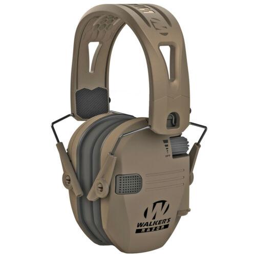 https3A2F2Fmedia.chattanoogashooting.com2Fimages2Fproduct2FWFGWPRSEMRHMFDE2FWFGWPRSEMRHMFDE.jpg Walker's Razor Tacti-Grip Ear Muffs -FDE with FDE Band 23NRR