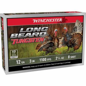 https3A2F2Fmedia.chattanoogashooting.com2Fimages2Fproduct2FWNLBT12382FWNLBT12381.jpg Winchester Long Beard Tungsten Shotshell 12ga 3" 2-1/4oz 1100 fps #8 5/ct