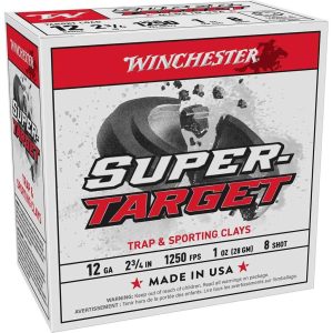 https3A2F2Fmedia.chattanoogashooting.com2Fimages2Fproduct2FWNTRGT125082FWNTRGT125081.jpg Winchester Super-Target Shotshells 12ga 2-3/4" 1oz 1250 fps #8 25/ct