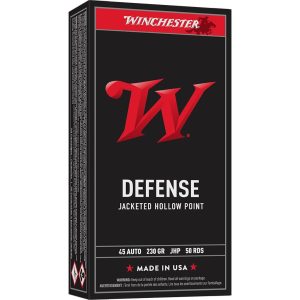 https3A2F2Fmedia.chattanoogashooting.com2Fimages2Fproduct2FWNUSA45JHP2FWNUSA45JHP_1.jpg Winchester USA Handgun Ammunition .45 ACP 230 gr. JHP 855 fps 50/ct