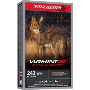 https3A2F2Fmedia.chattanoogashooting.com2Fimages2Fproduct2FWNX243PXP2FWNX243PXP.jpg Winchester Varmint X Rifle Ammunition .243 Win 65gr PT 3620fps 20/ct