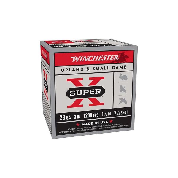 https3A2F2Fmedia.chattanoogashooting.com2Fimages2Fproduct2FWNX28372FWNX2837.jpg Winchester Super X Shotshell 28ga 3" 1-1/8 oz 1200fps #7.5 25/ct