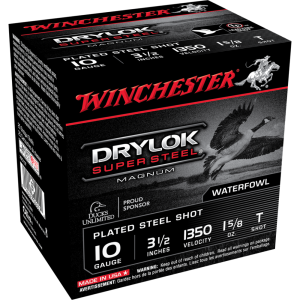 https3A2F2Fmedia.chattanoogashooting.com2Fimages2Fproduct2FWNXSC10T2FWNXSC10T-1.png Winchester Super-X Drylok Super Steel Shotshells 10 ga 3-1/2" 1-5/8 oz 1350 fps #T 25/ct