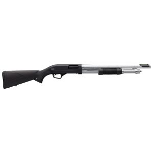 https3A2F2Fmedia.chattanoogashooting.com2Fimages2Fproduct2FWX5122683952FWX5122683951.jpg Winchester SXP Marine Defender Shotgun 12ga 3" Chamber 5rd Capacity 18" Matte Chrome Barrel Black Synthetic Stock