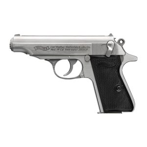 https3A2F2Fmedia.chattanoogashooting.com2Fimages2Fproduct2FWY47960292FWY4796027_3.jpg Walther PP Stainless Handgun .32 Auto 8rd Magazines(2) 3.9" Barrel Stainless Frame