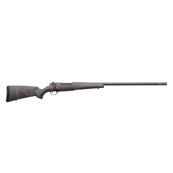 https3A2F2Fmedia.chattanoogashooting.com2Fimages2Fproduct2FXBMCB20N65RWR6B2FBackcountryCarbonSteel_7.jpg Weatherby Mark V Backcountry 2.0 Carbon 6.5 Wby. RPM Rifle 4rd Magazine 24" Barrel Green and Brown