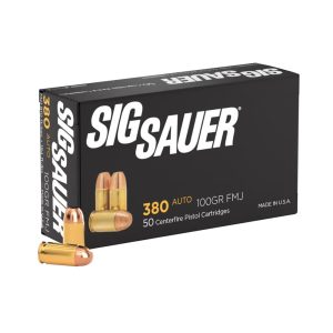 https3A2F2Fmedia.chattanoogashooting.com2Fimages2Fproduct2FXI5168652FXI516865-1.jpg Sig Elite Performance Handgun Ammunition .380 ACP 100 gr FMJ 910 fps 50/ct