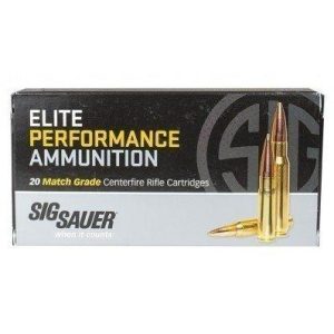 https3A2F2Fmedia.chattanoogashooting.com2Fimages2Fproduct2FXI5529622FXI552962.jpg Sig Sauer Elite Match Rifle Ammunition .223 Rem 77gr OTM 20/ct