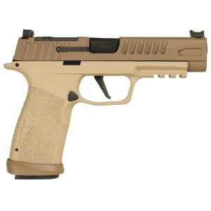 https3A2F2Fmedia.chattanoogashooting.com2Fimages2Fproduct2FXI6987212TTSCT2FXI6987212TTSCT2.jpg Sig Sauer P365 Fuse Two-Tone Tan Handgun 9mm Luger 21(2)&17(1)rd Magazines 4.3" Barrel LXG Front Optic Sight
