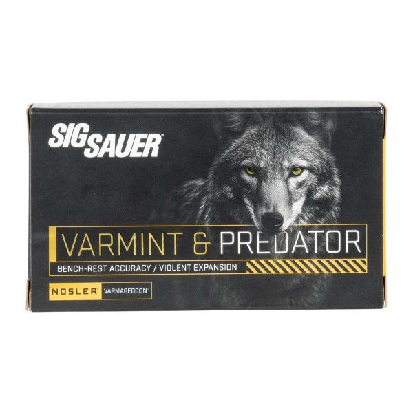 https3A2F2Fmedia.chattanoogashooting.com2Fimages2Fproduct2FXI7391412FXI7391651.jpg Sig Sauer Varmint & Predator Rifle Ammunition 223 Rem 55gr PT 20/ct